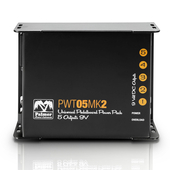 Palmer Nätadapter PWT05MKII Universal 9V Pedalboard Power Supply 5 Outputs